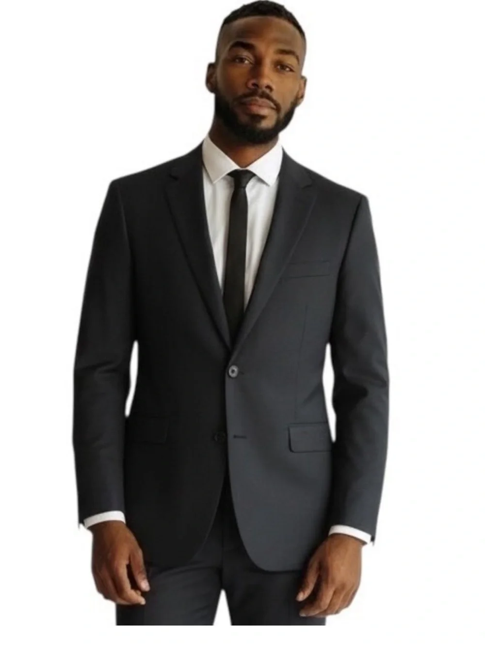 Brooks Brothers 346 Men’s Black blazer suit jacket size 43R Very Good Condition